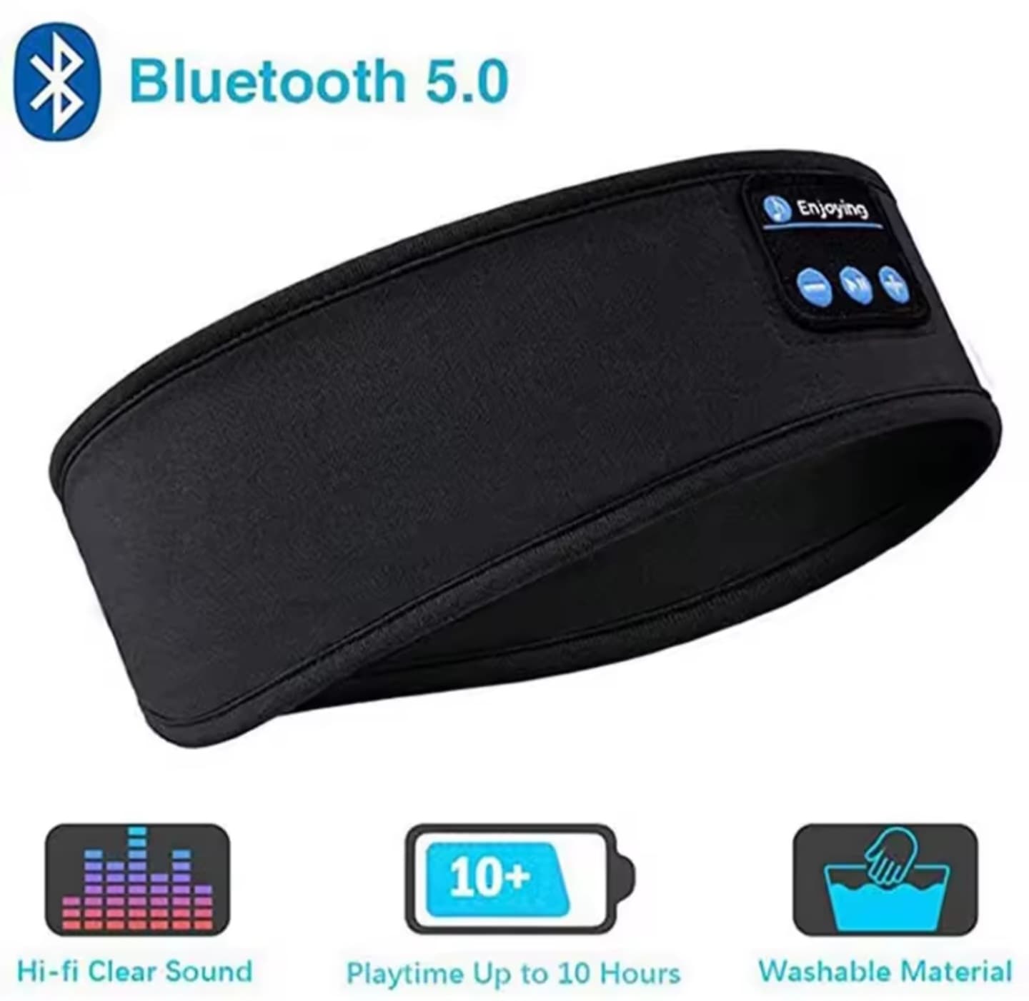 Bezprzewodowa maska muzyczna bluetooth